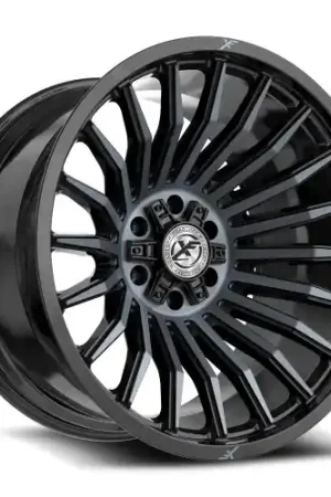 XF Off-Road XF-231 5x127/5x139.7 20x9 +12 Gloss Black & Machined Titanium Double Dark Tint Order Now