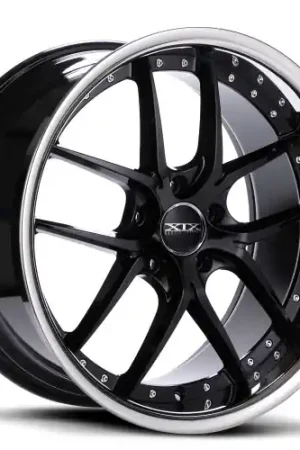 XIX Wheels XIX 61 5x120 20x10 +40 Gloss Black with Stainless Steel Lip Grab Now