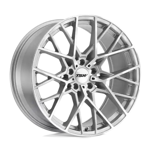 New Release TSW SEBRING 5X120 20X8.5 +35 SILVER W/ MIRROR CUT FACE