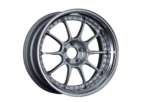 Bargain SSR Professor SP5 5x115 20X9.5+12 HP Disk High Bright Silver