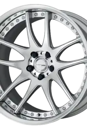 Exclusive Work Emotion Cr 3P 5x108 20x9.5-17 A Disk Burning Silver