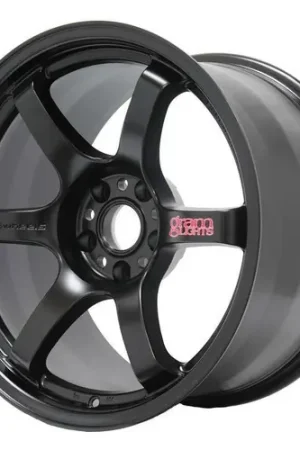 Fast Shipping Gram Lights 57DR 5x114.3 18x10.5 +12 SEMI GLOSS BLACK