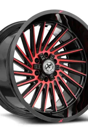 XF Off-Road XF-239 6x135/6x139.7 20x10 -12 Gloss Black & Red Machined Clearance