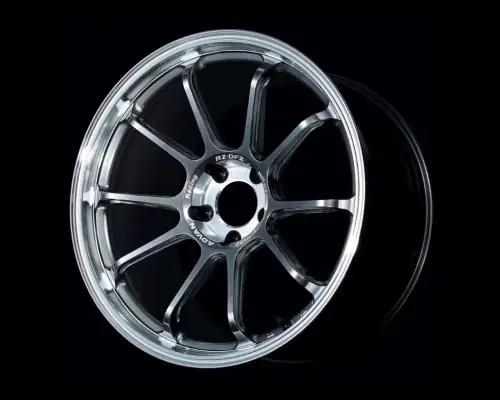 Advan Racing RZ-DF2 5x114.3 19x10.0 +25 DIAMOND CUT & HYPER PLATINUM BLACK No Minimum Order