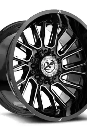 XF Off-Road XF-230 8x165.1/8x180 20x9 +12 Gloss Black & Machined Original