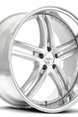 XIX Wheels XIX 15 5x112 22x10.5 +38 Silver Machined with Stainless Steel Lip Price Drop