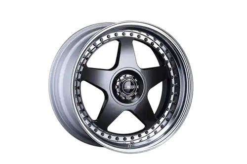 Authentic SSR Professor SP6 5x112 18X9.5+30 SL Disk Prism Dark Gunmetal