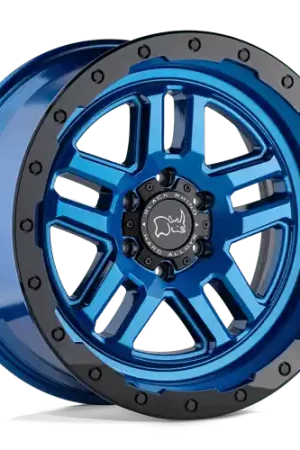 Black Rhino BARSTOW 6X135 20X9.5 +12 DEARBORN BLUE W/ BLACK RING Get Yours