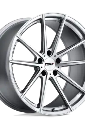 Secure Checkout TSW BATHURST 5X114.3 20X10.5 +25 SILVER W/ MIRROR CUT FACE