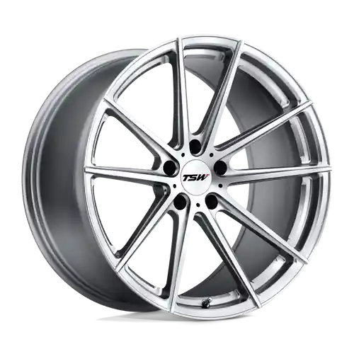 Secure Checkout TSW BATHURST 5X114.3 20X10.5 +25 SILVER W/ MIRROR CUT FACE