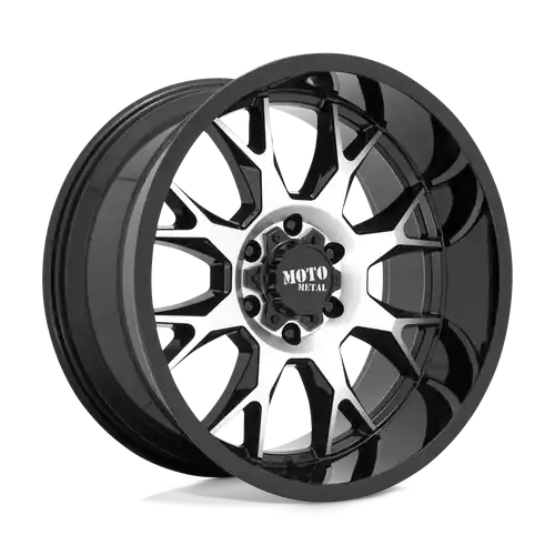 Moto Metal MO806 5X127 20X9 +0 GLOSS BLACK MACHINED Buy Direct