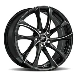 Platinum 438U Gyro 5X120 17x7.5 +35 Gloss Black w/Diamond Cut Face Secure Checkout