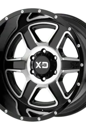XD XD832 FUSION 6X139.7 20X9 +18 GLOSS BLACK MACHINED New Release