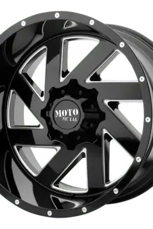 Moto Metal MO988 MELEE 6X135/6X139.7 22X12 -44 GLOSS BLACK MILLED Best Choice