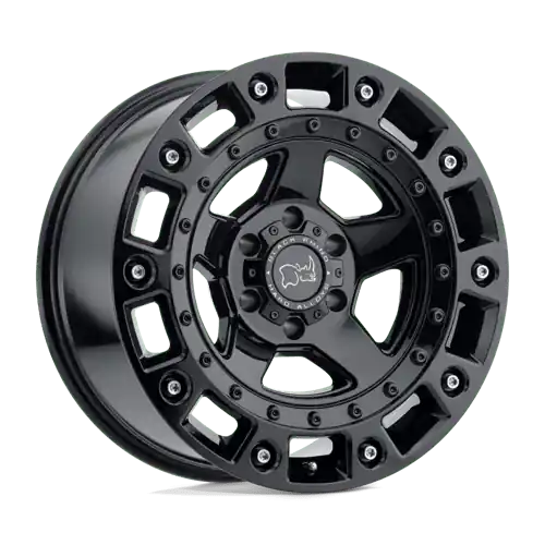 Black Rhino CINCO 6X135 20X9.5 +12 GLOSS BLACK W/ STAINLESS BOLT Same Day Shipping