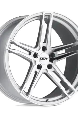 Affordable TSW MECHANICA 5X112 18X9.5 +39 SILVER W/ MIRROR CUT FACE