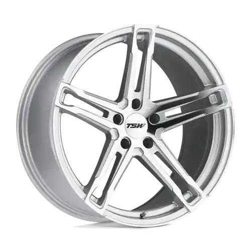 Affordable TSW MECHANICA 5X112 18X9.5 +39 SILVER W/ MIRROR CUT FACE