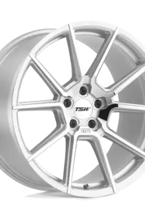 TSW CHRONO 5X114.3 20X10 +25 SILVER W/ MIRROR CUT FACE One Day Deal