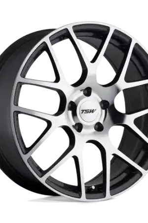 TSW NURBURGRING 5X112 21X10.5 +32 GUNMETAL W/ MIRROR CUT FACE Worldwide Shipping