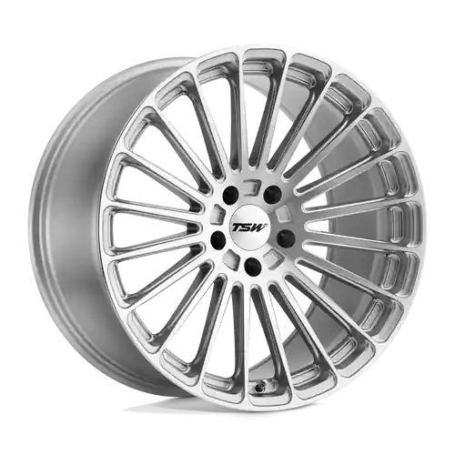TSW TURBINA 5X100 17X8 +35 TITANIUM SILVER W/ MIRROR CUT FACE Bulk Order