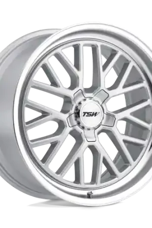 TSW HOCKENHEIM S 5X120 20X8.5 +20 SILVER W/ MIRROR CUT LIP Fresh Stock