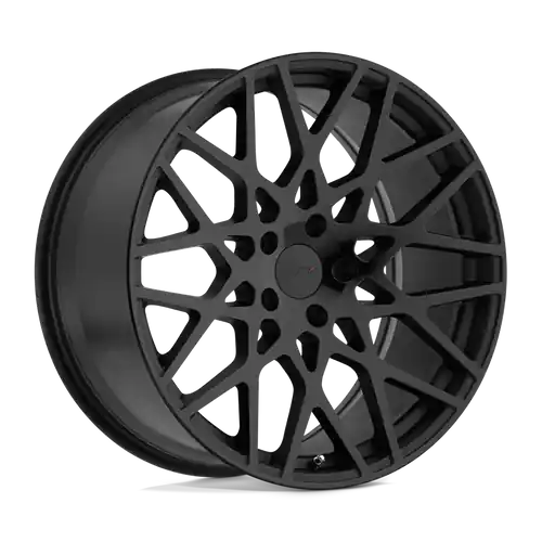 TSW VALE 5X114.3 17X8 +40 DOUBLE BLACK - MATTE BLACK W/ GLOSS BLACK FACE Viral