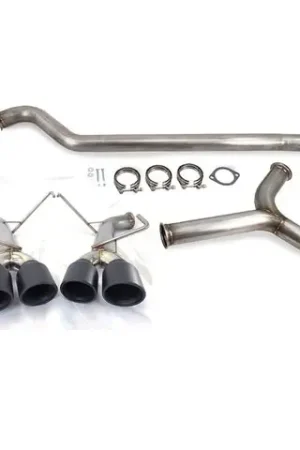 Best Choice ETS Cat-Back Exhaust System No Muffler Resonated Blue Tips - 2022-2024 Subaru WRX