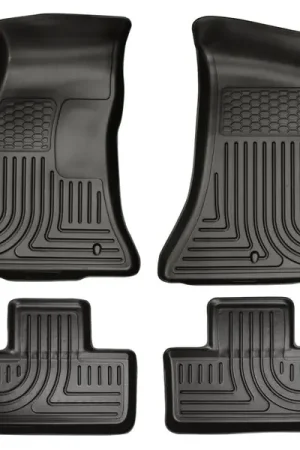 Free Returns Husky Liners 11-12 Dodge Challenger WeatherBeater Combo Black Floor Liners
