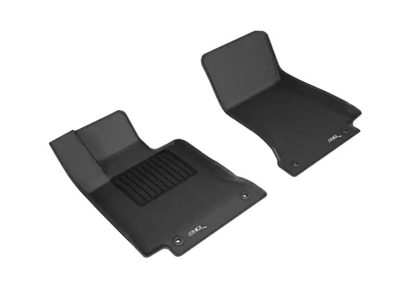 3D MAXpider 2015-2020 Mercedes Benz C-Class Sedan/Coupe W205/C205 Kagu 1st Row Floormat - Black Bargain
