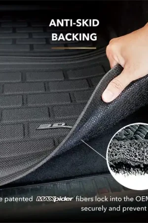 3D MAXpider 2024 Tesla Model 3 Kagu Foldable Rear Lower Cargo Liner - Black Latest