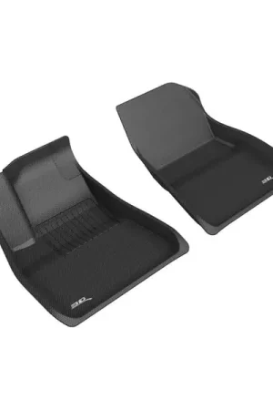 Money Back Guarantee 3D MAXpider 2018-2019 Tesla Model 3 Kagu 1st Row Floormat - Black