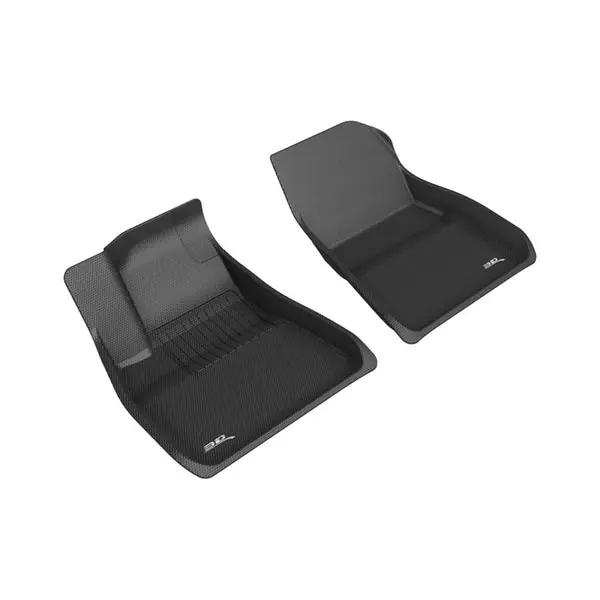 Money Back Guarantee 3D MAXpider 2018-2019 Tesla Model 3 Kagu 1st Row Floormat - Black