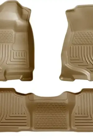 Husky Liners 07-13 GM Escalade ESV/Avalanche/Suburban WeatherBeater Tan Front/2nd Row Floor Liners Next Day Delivery