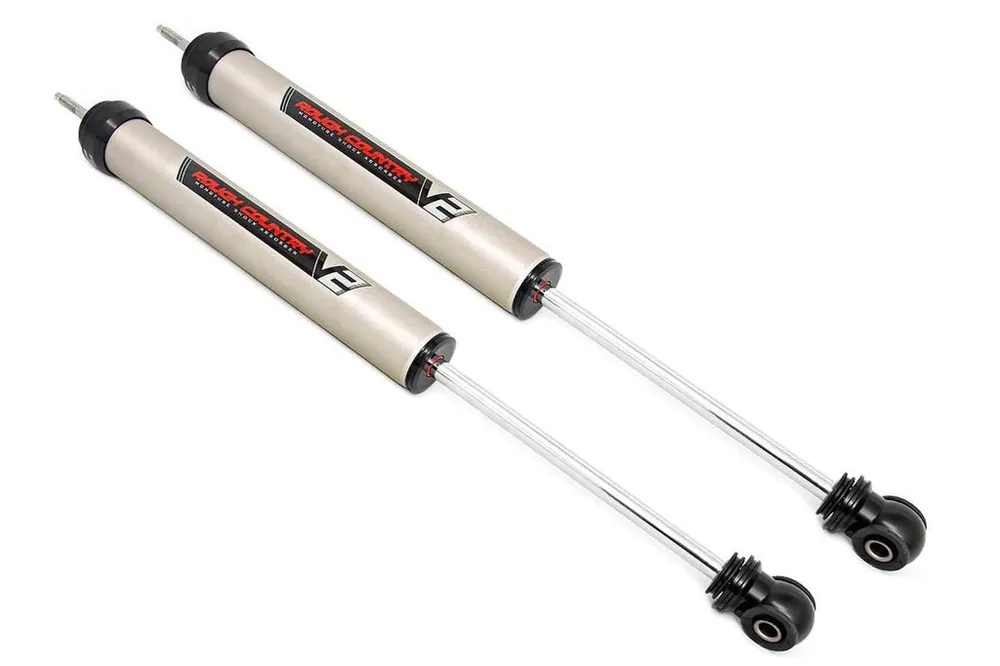 03-20 Ram 2500/3500 4WD V2 Front Monotube Shocks Pair 5.5-7 Inch Rough Country Instant Buy