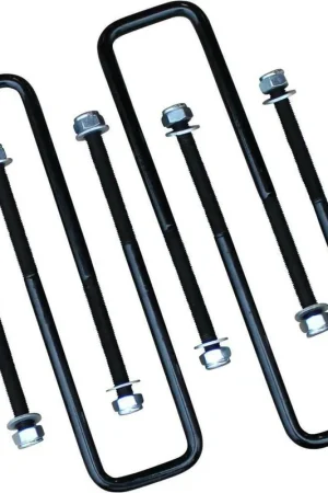4 pcs Square U Bolts for 2.5 Inch Wide Leaf Springs 8 5/8 Inch Long 88-99 chevrolet C1500/K1500, 01-19 Silverado/Sierra 1500/01-04 Silverado/Sierra 2500/92-99 K1500/K2500 Suburban 04-14 Titan 05-23 Tacoma Freedom Off-Road Instant Buy