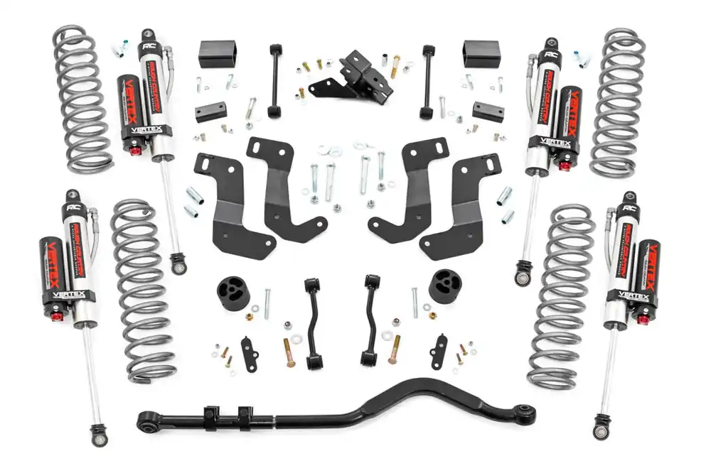 3.5 Inch Jeep Suspension Lift Kit Control Arm Drop & Vertex Shocks 18-20 Wrangler JL Rough Country Free Delivery