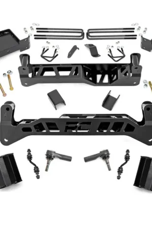 7 Inch Suspension Lift Kit w/V2 14-18 Silverado/Sierra 1500 2WD Aluminum/Stamped Steel Rough Country Bulk Order