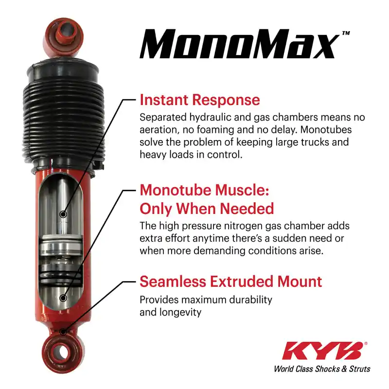 KYB Shocks & Struts 14-18 Silverado 1500 / Sierra 1500 4WD Exc. Elec. Susp. MonoMax Front Top Rated