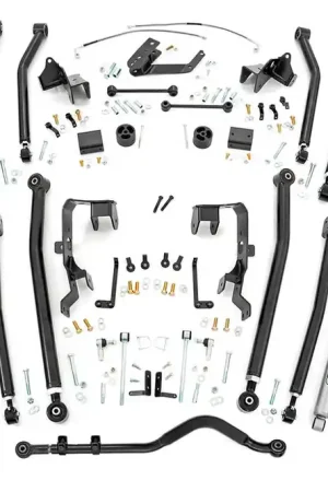 4.0 Inch Jeep Long Arm Suspension Lift Kit 07-11 Wrangler JK 4-door Rough Country Trending