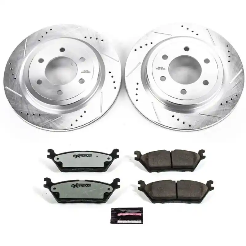 Authentic Power Stop 2018 Ford Expedition Rear Z36 Truck & Tow Brake Kit