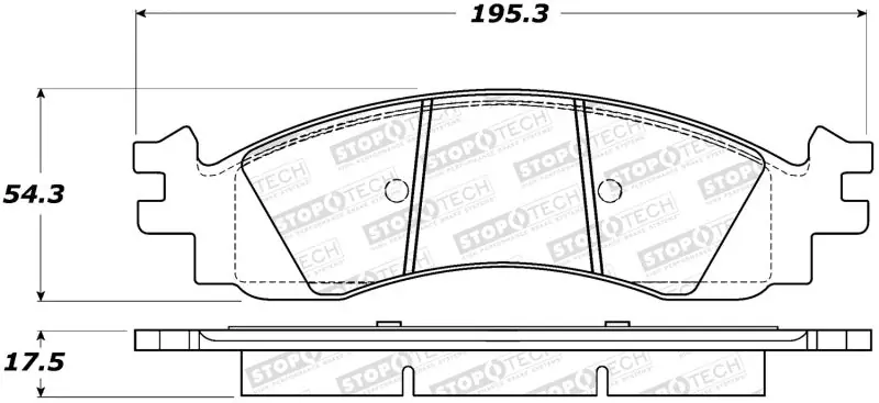 Buy Direct StopTech Street Brake Pads