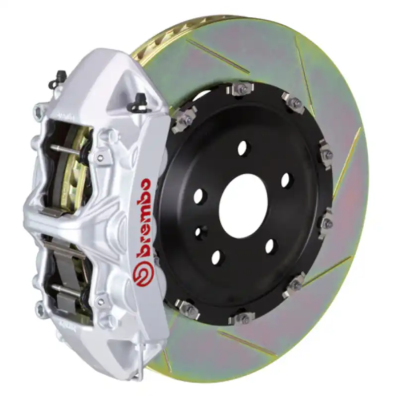Affordable Brembo 19-22 A-Class (Excl AMG) Fr GT BBK 6Pis Cast 365x34 2pc Rotor Slotted Type1-Silver
