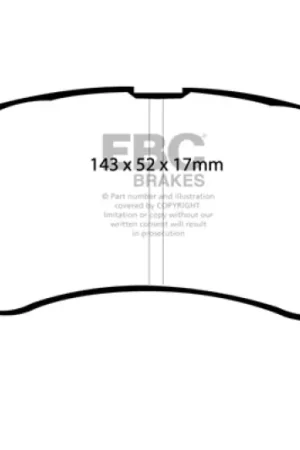 EBC 03-11 Chevrolet Aveo 1.6 Ultimax2 Front Brake Pads Get Yours