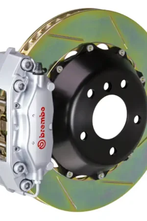 Limited Offer Brembo 06 330i Excl xDrive Rr GT BBK 4Pis Cast 2pc 345x28 2pc Rotor Slotted Type1-Silver