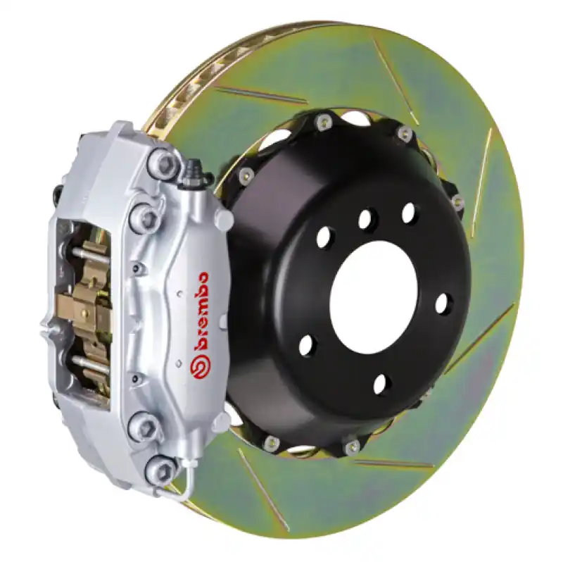 Limited Offer Brembo 06 330i Excl xDrive Rr GT BBK 4Pis Cast 2pc 345x28 2pc Rotor Slotted Type1-Silver