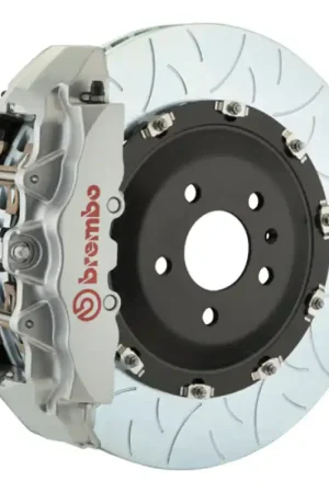 Brembo 03-05 S55/03-06 CL55 AMG Front GT BBK 8 Piston Cast 380x34 2pc Rotor Slotted Type3-Silver Cheap