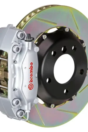 Brembo 00-02 RS4 Rear GT BBK 4 Piston Cast 2pc 328x28 2pc Rotor Slotted Type-1-Silver Deal
