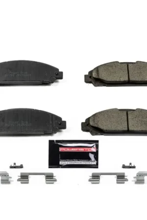 Power Stop 15-19 Ford Mustang Front Z23 Evolution Sport Brake Pads w/Hardware Latest