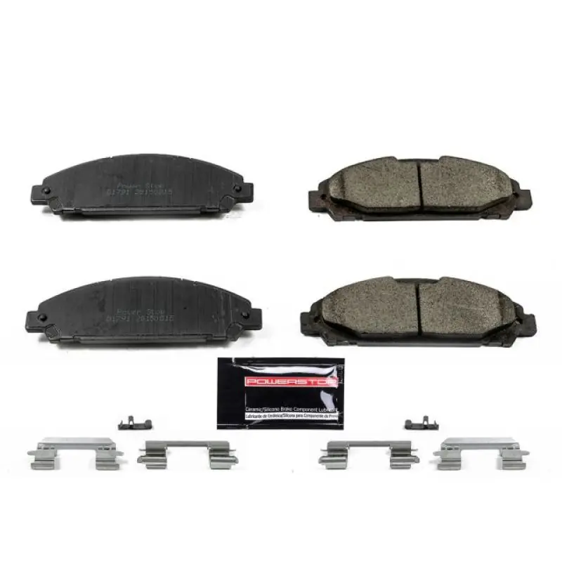Power Stop 15-19 Ford Mustang Front Z23 Evolution Sport Brake Pads w/Hardware Latest
