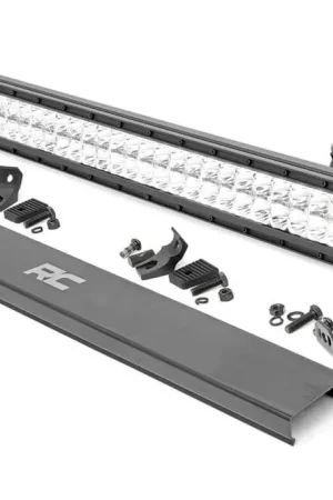 30-inch Cree LED Light Bar Dual Row Chrome Series w/ Cool White DRL Rough Country Direct From Manufacturer